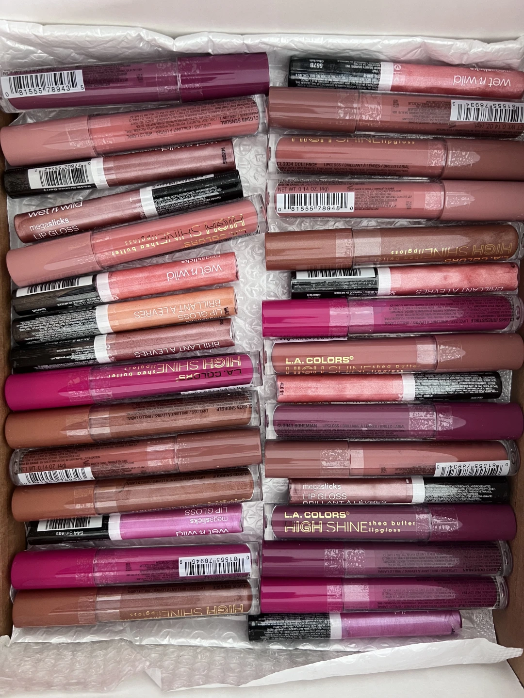 Wet n Wild & L.A. Colors Lip Gloss Collection