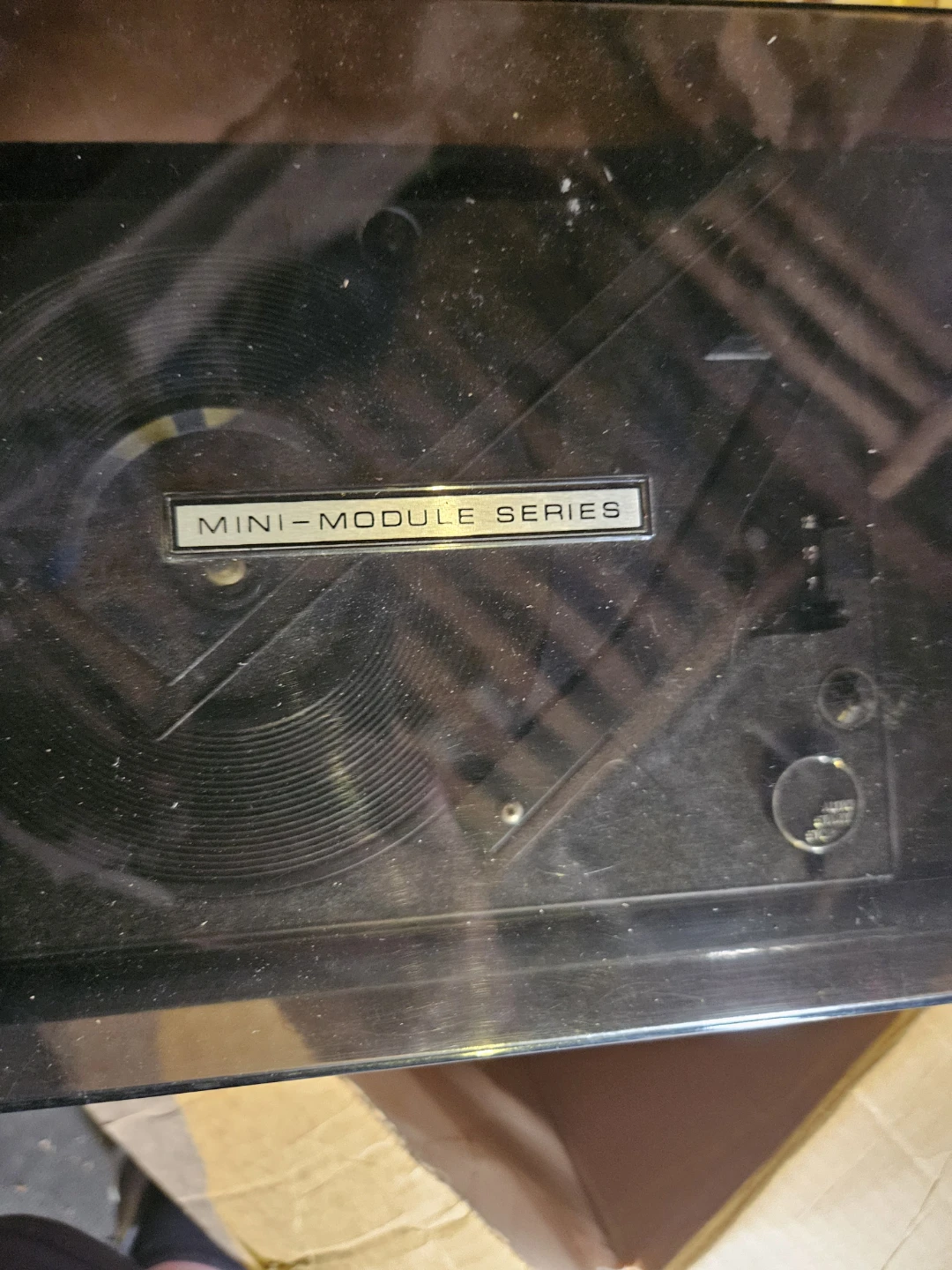 Black Mini-Module Series Turntable Record Player - photo 3