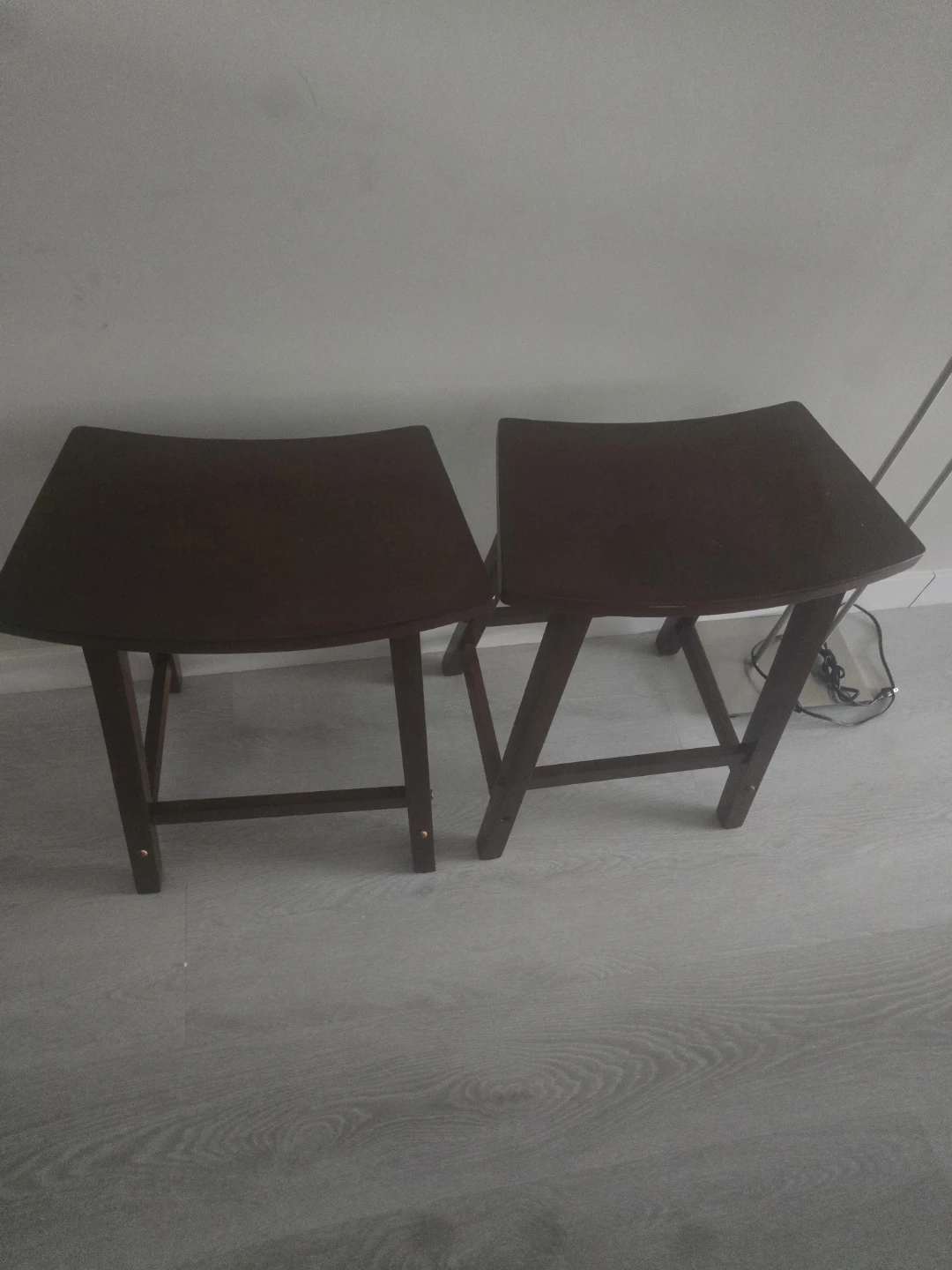 Wooden Bar Stools Set of 2 - photo 3
