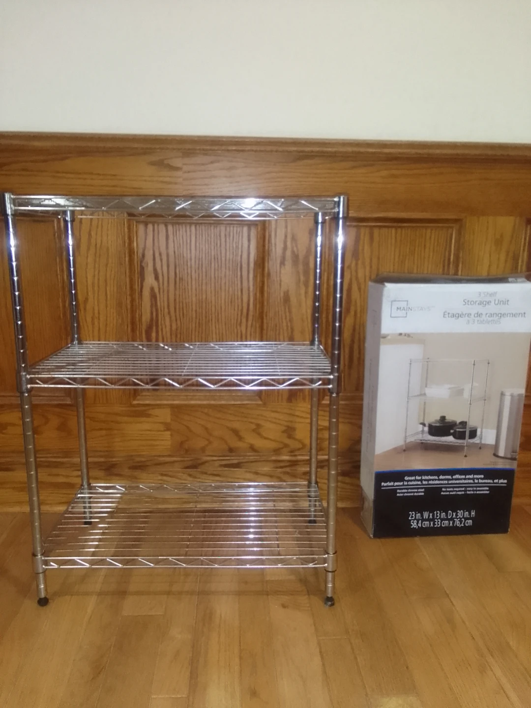Mainstays 3 Shelf Storage Unit