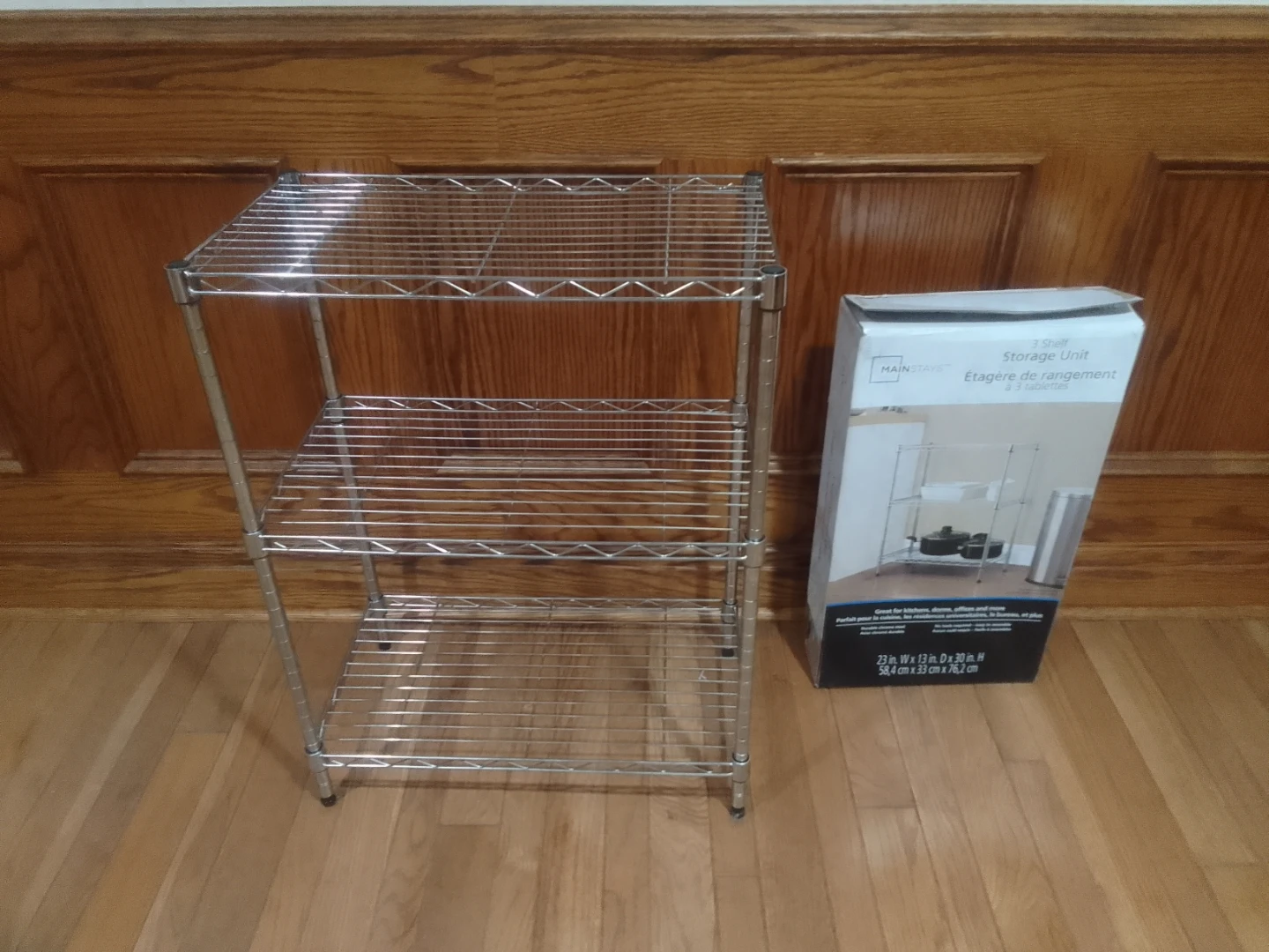 Mainstays 3 Shelf Storage Unit - photo 3