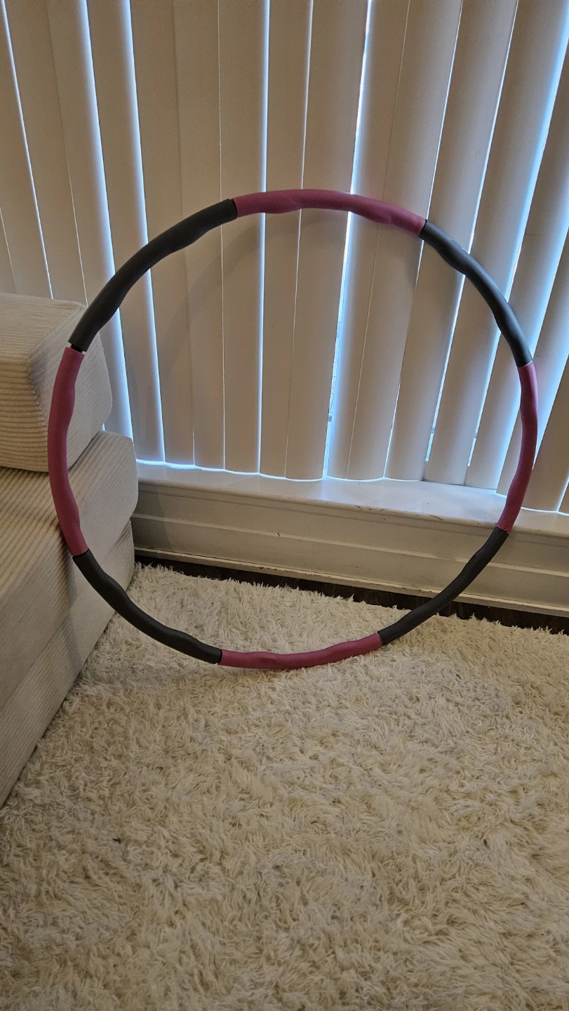 Hula Hoop - Pink and Grey