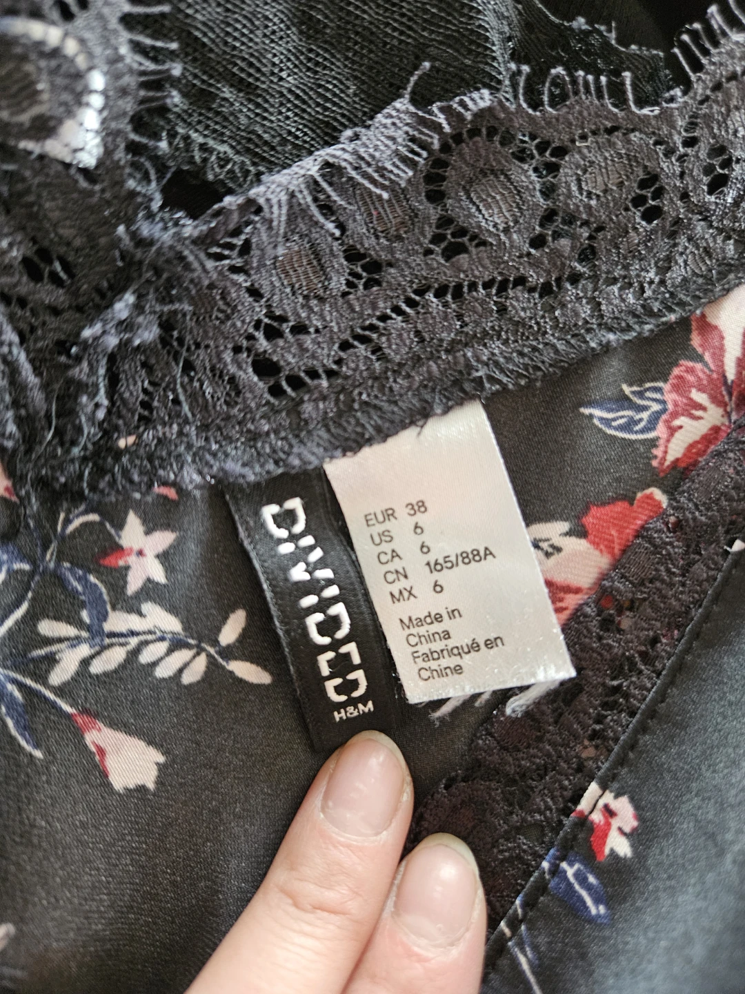 Divided H&M Floral Lace Cami Top - photo 2