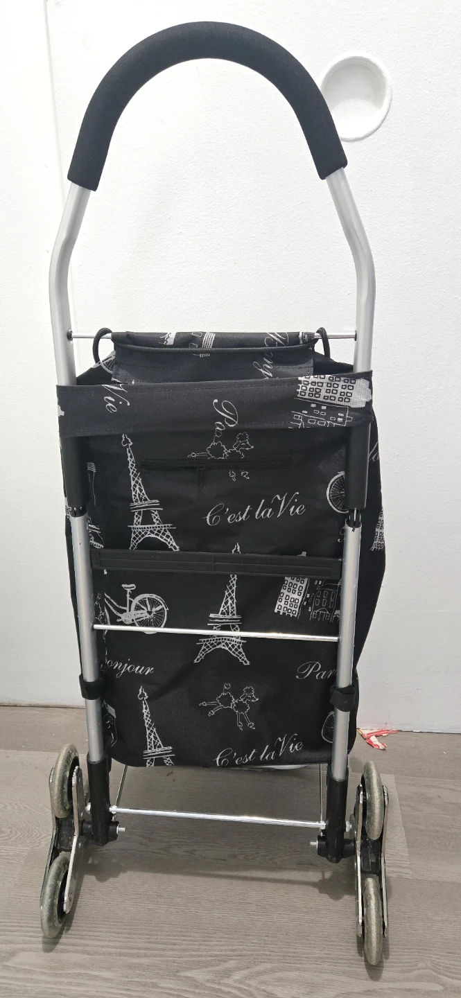 Black Paris themed shopping cart - photo 2