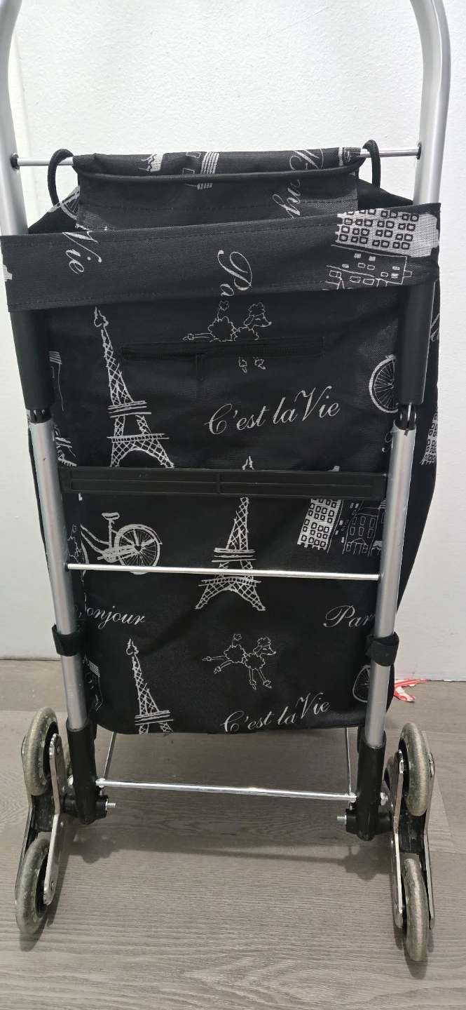 Black Paris themed shopping cart - photo 3
