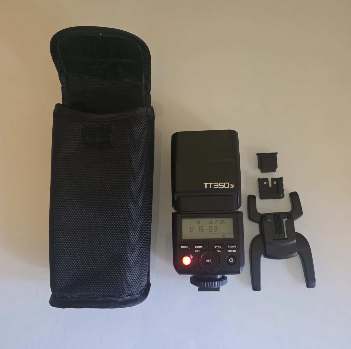 Godox Thinklite TT350S Mini Camera Flash for Sony - Case & Stand