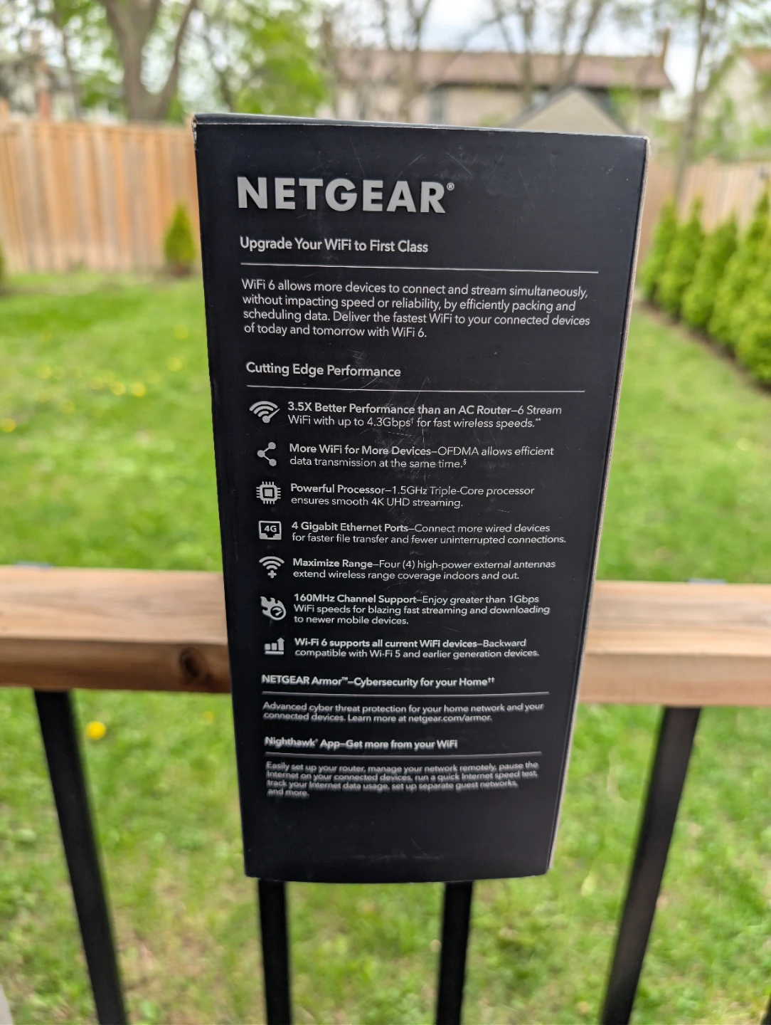 NETGEAR Nighthawk AX6 6-Stream Wi-Fi 6 Router (RAX45) - photo 4