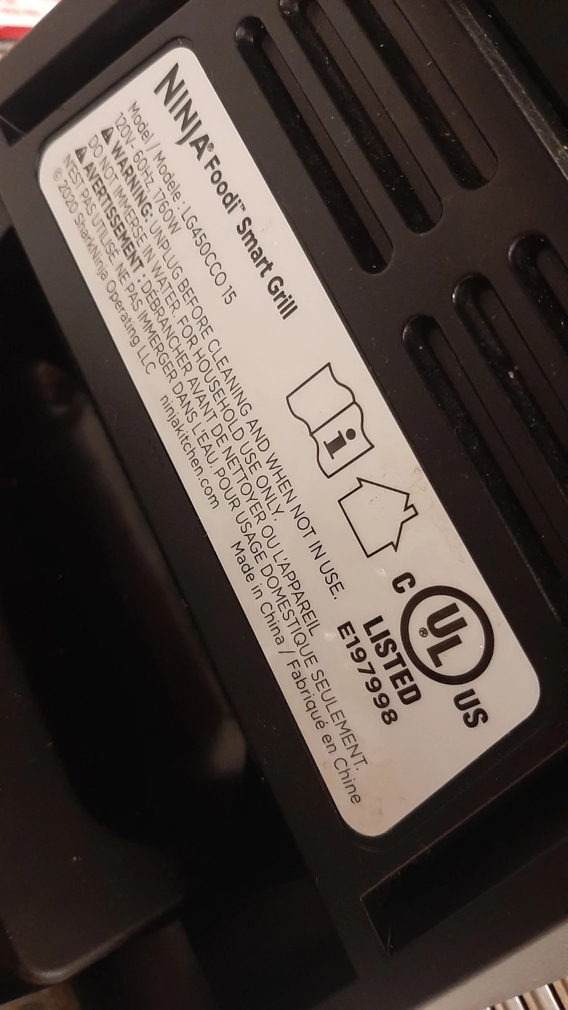 Ninja Foodi Smart Grill LG450CCO - photo 5