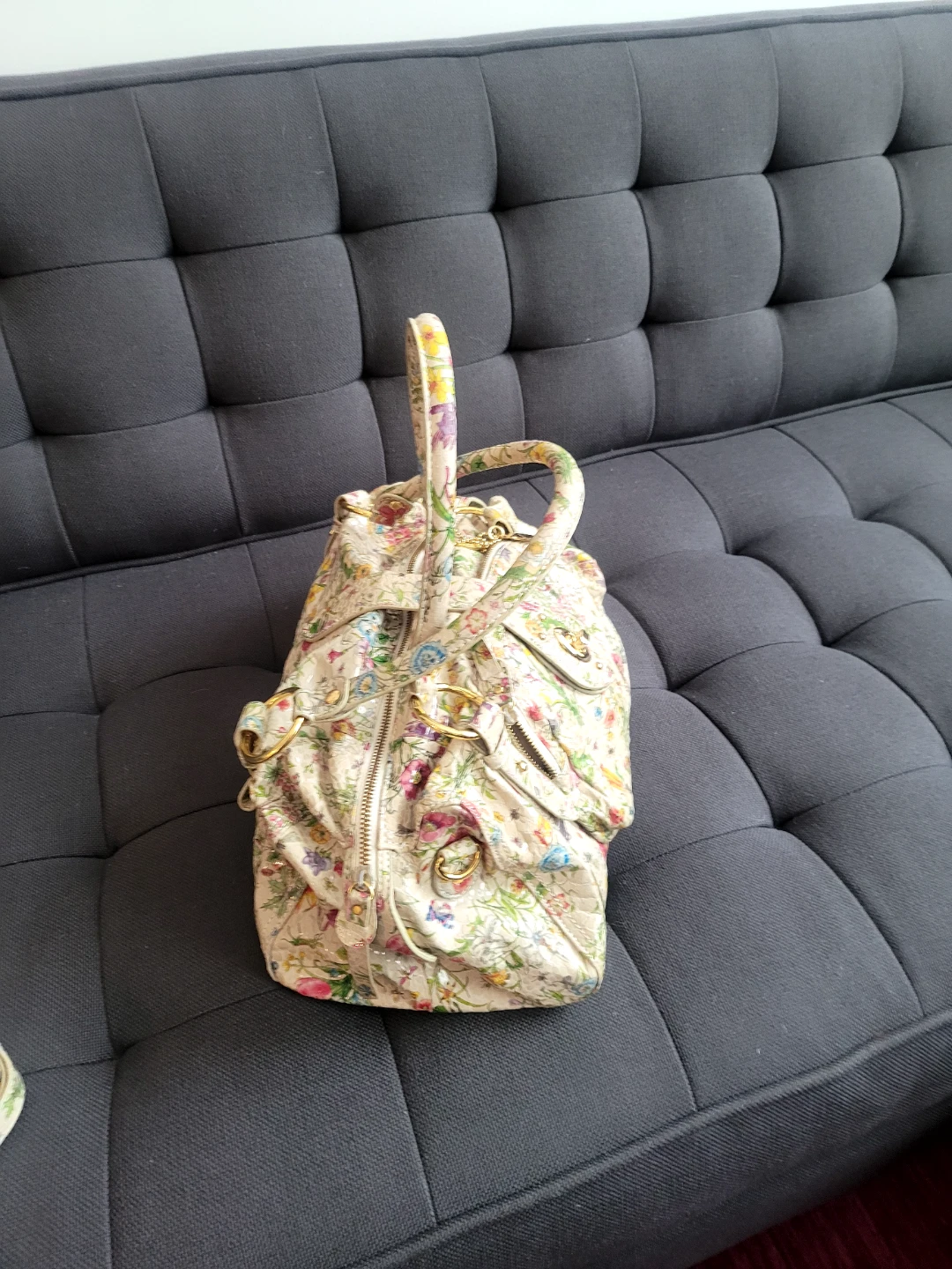 Big Buddha Floral Print Satchel Handbag - photo 4