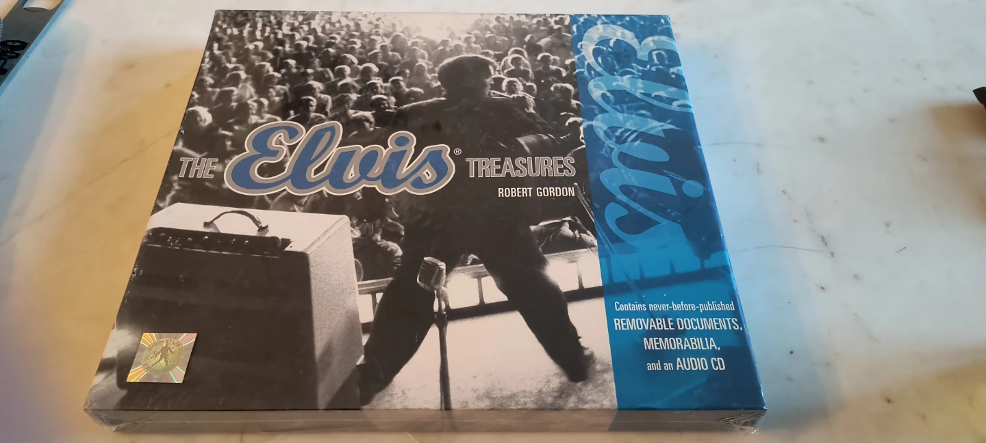 The Elvis Treasures Book with Removable Documents & Audio CD