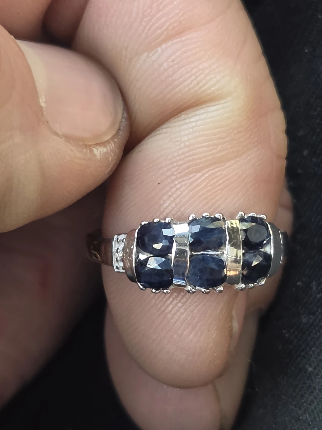 Sapphire and Diamond Ring