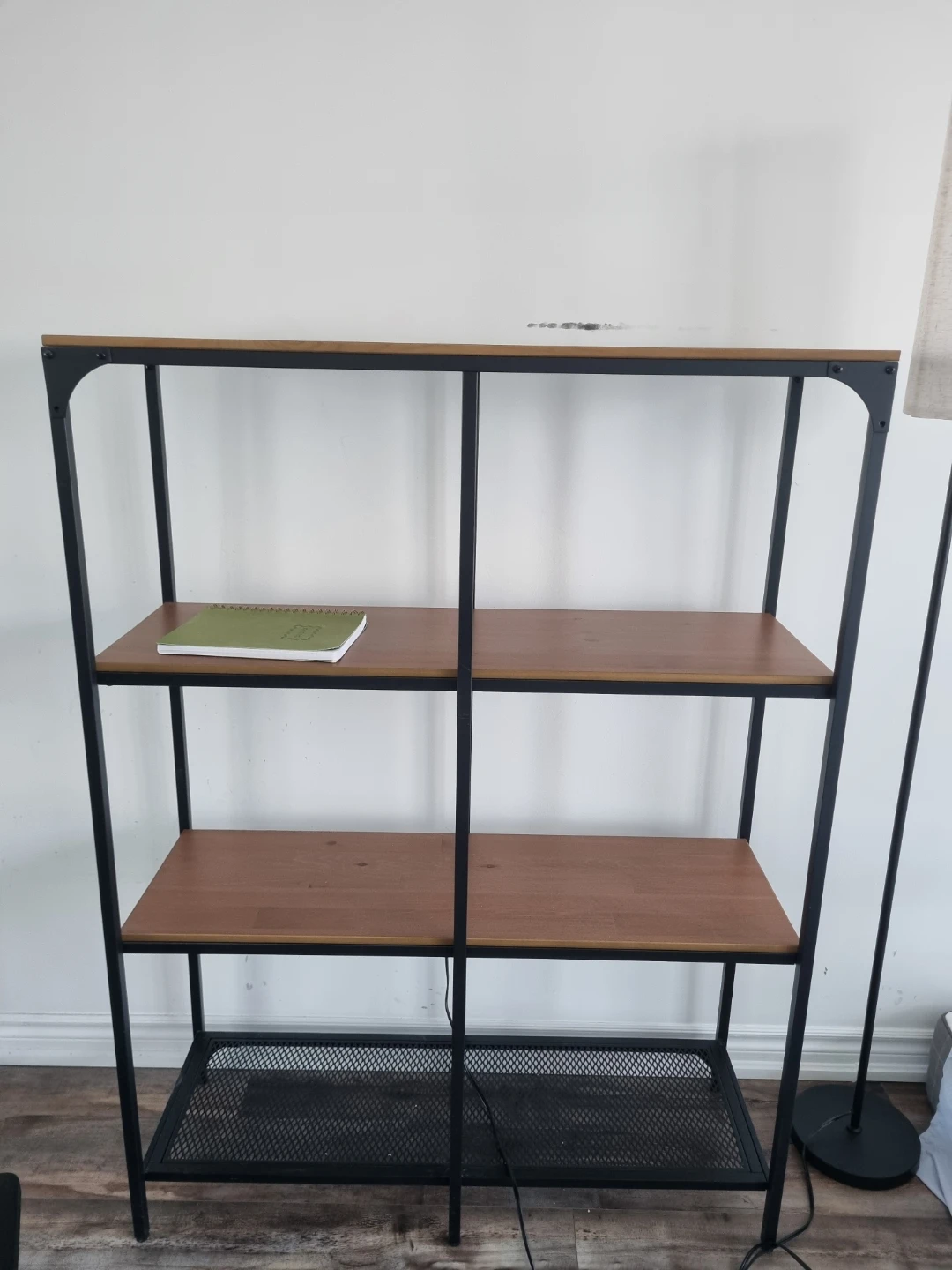 Brown and Black Shelf