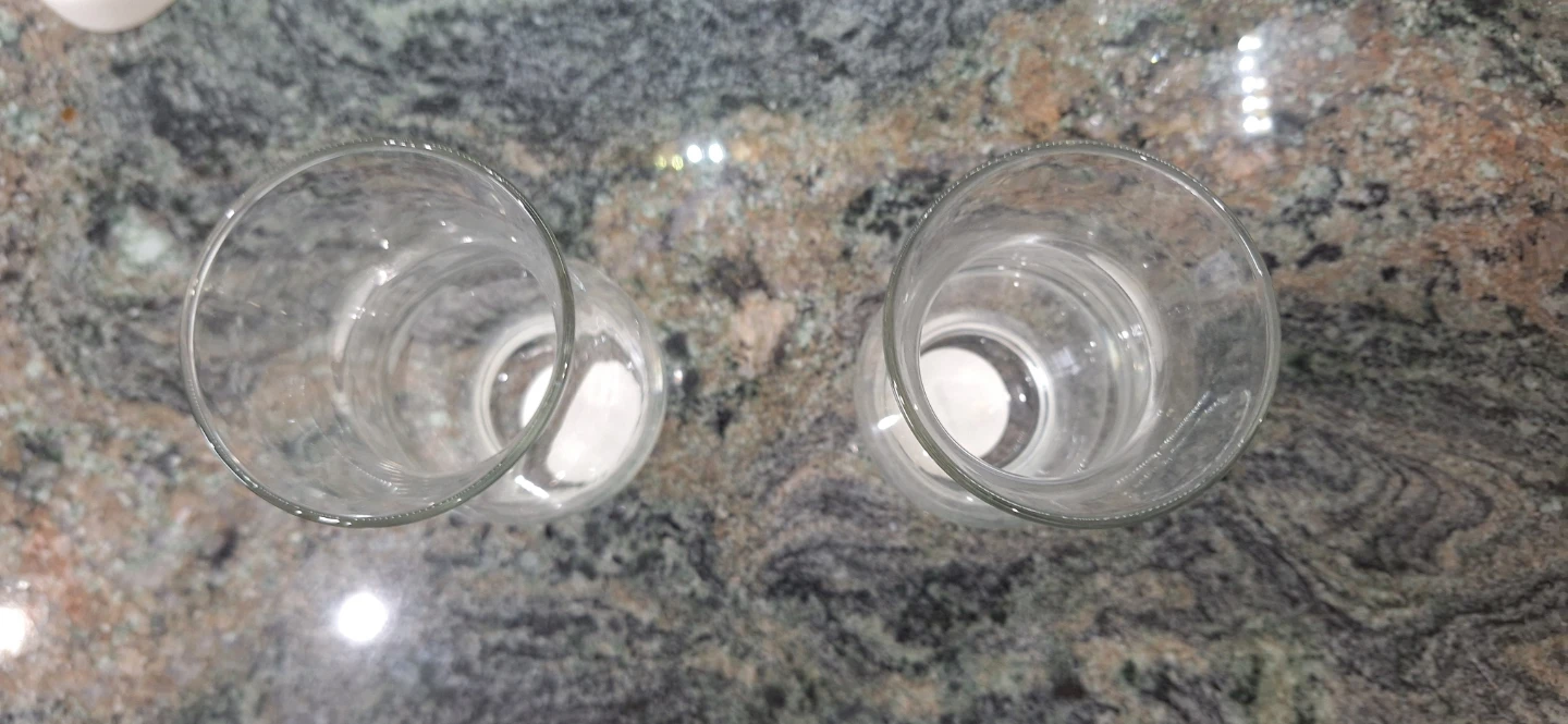 Hurricane Vase Clear Glass