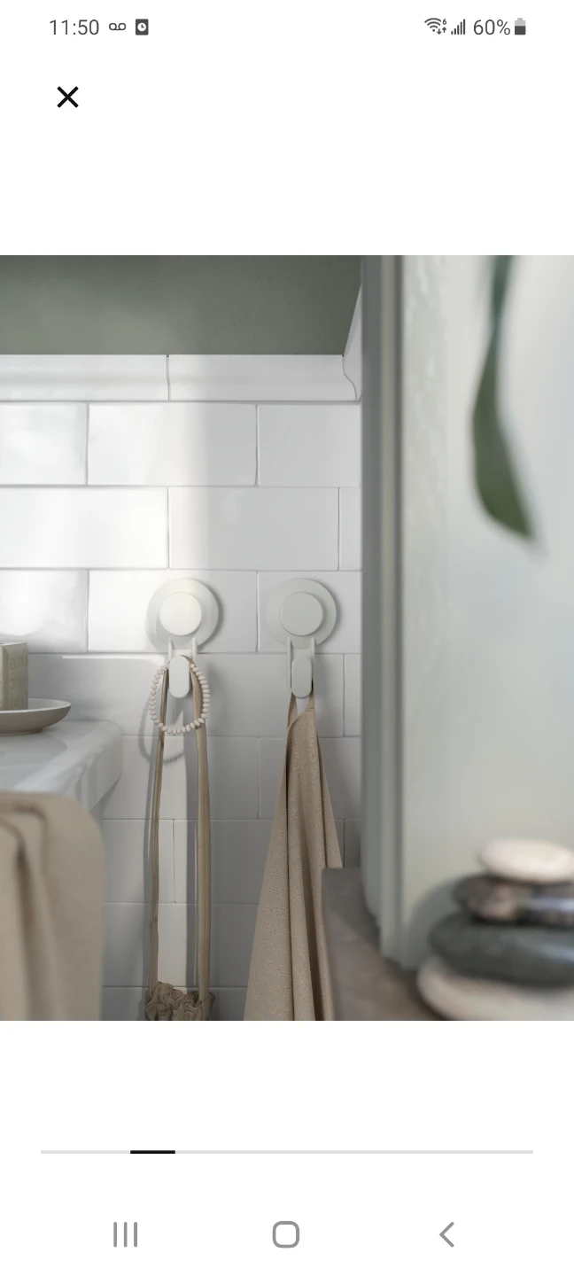 Suction Hooks Set - White - photo 3
