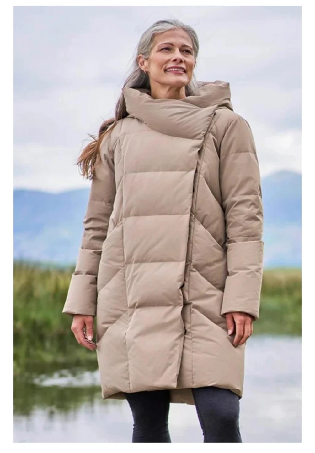 Women’s Long Winter Puffer Jacket – Very Warm - photo 2