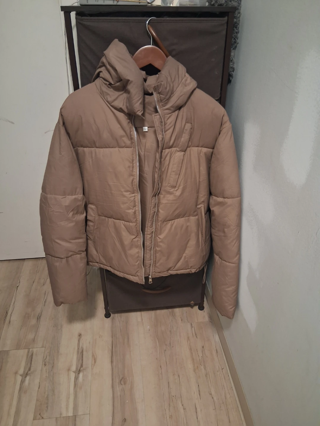 Tan Puffer Jacket - photo 2