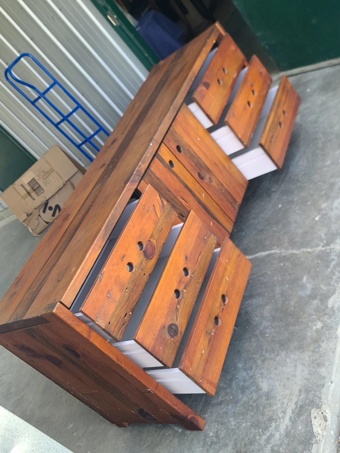 Wooden Dresser with Drawers - photo 2