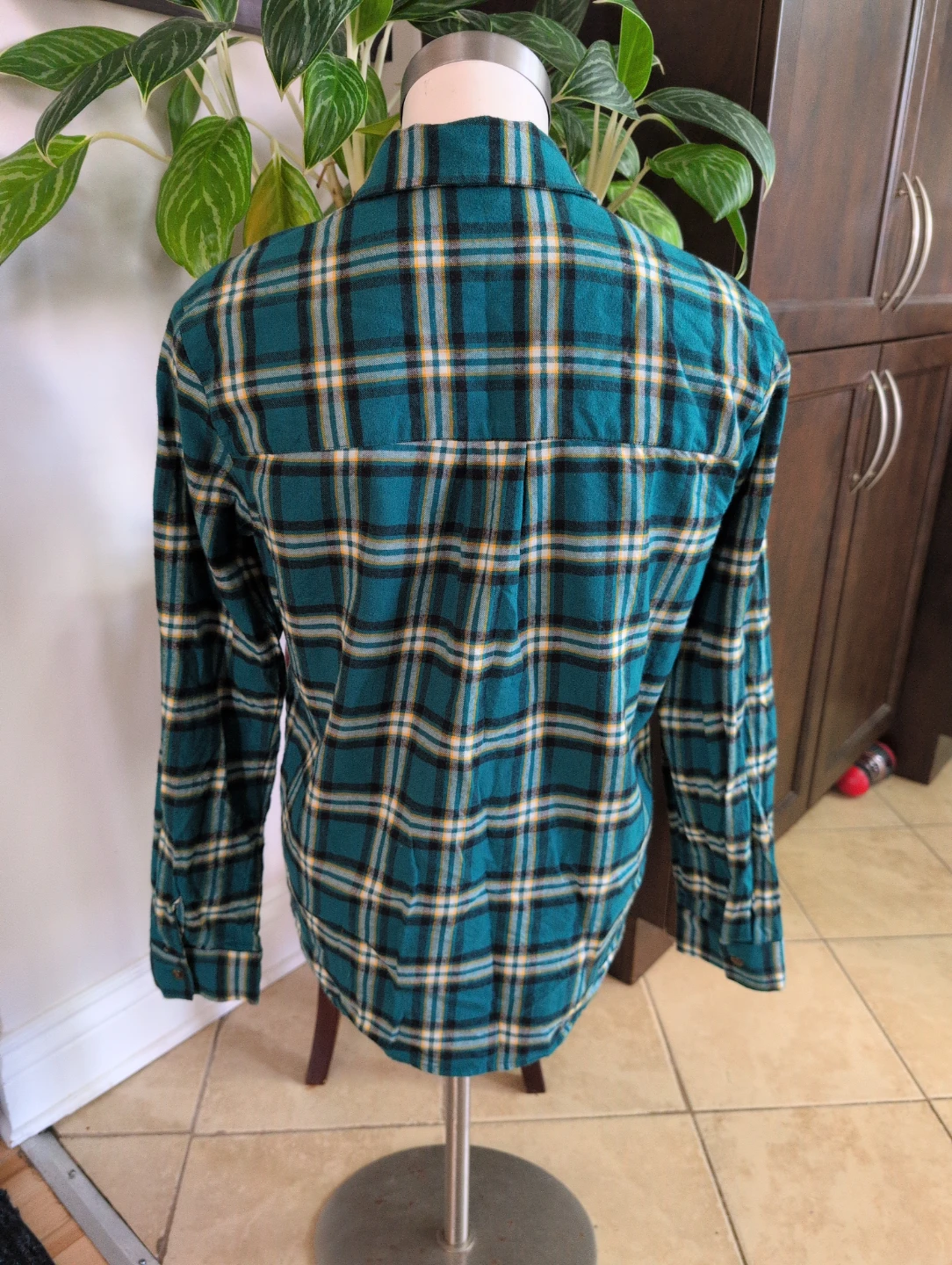 Men's Plaid Flannel Shirt Size 16 - photo 3