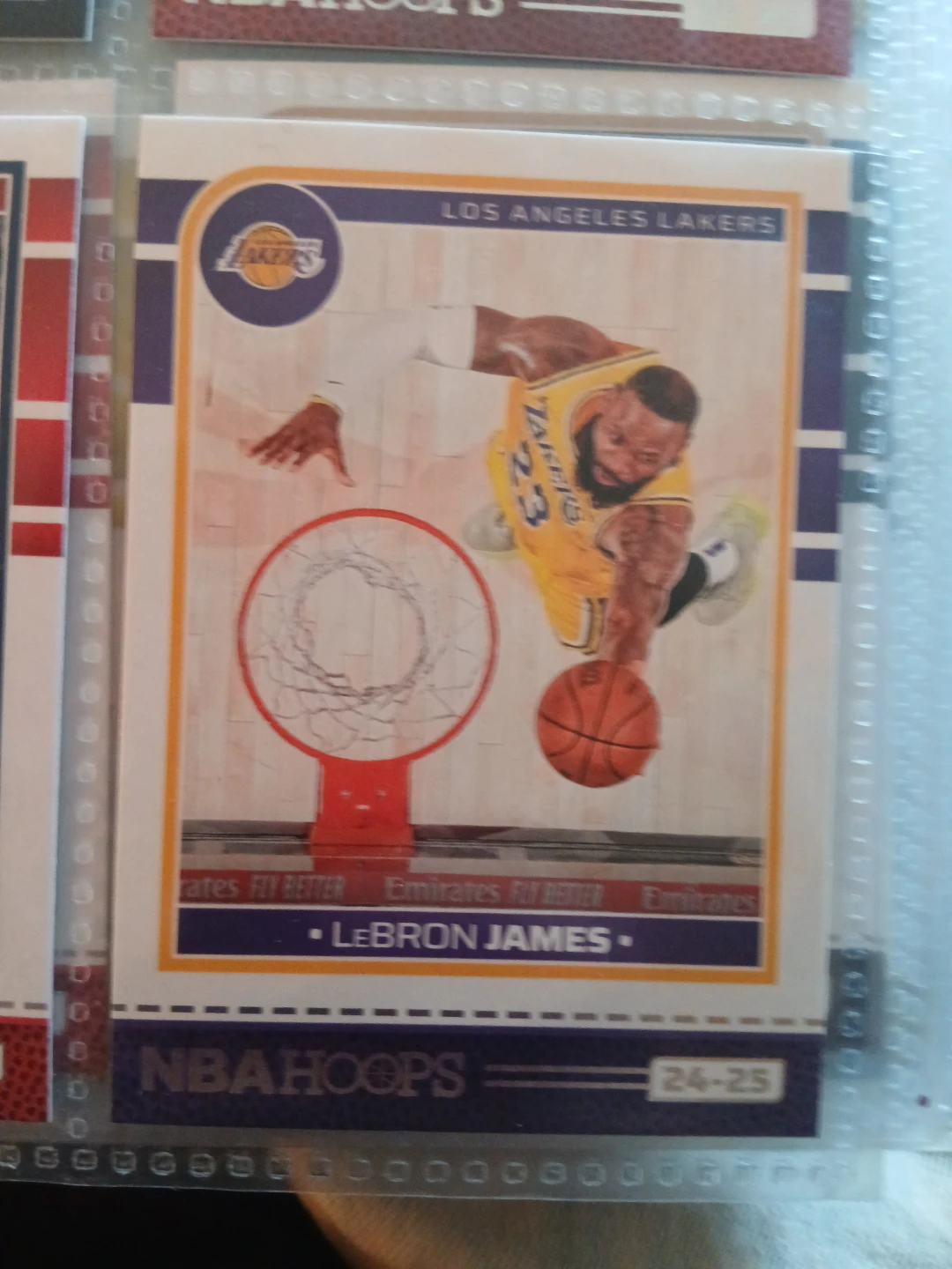 NBA Hoops 24-25 LeBron James Basketball Card