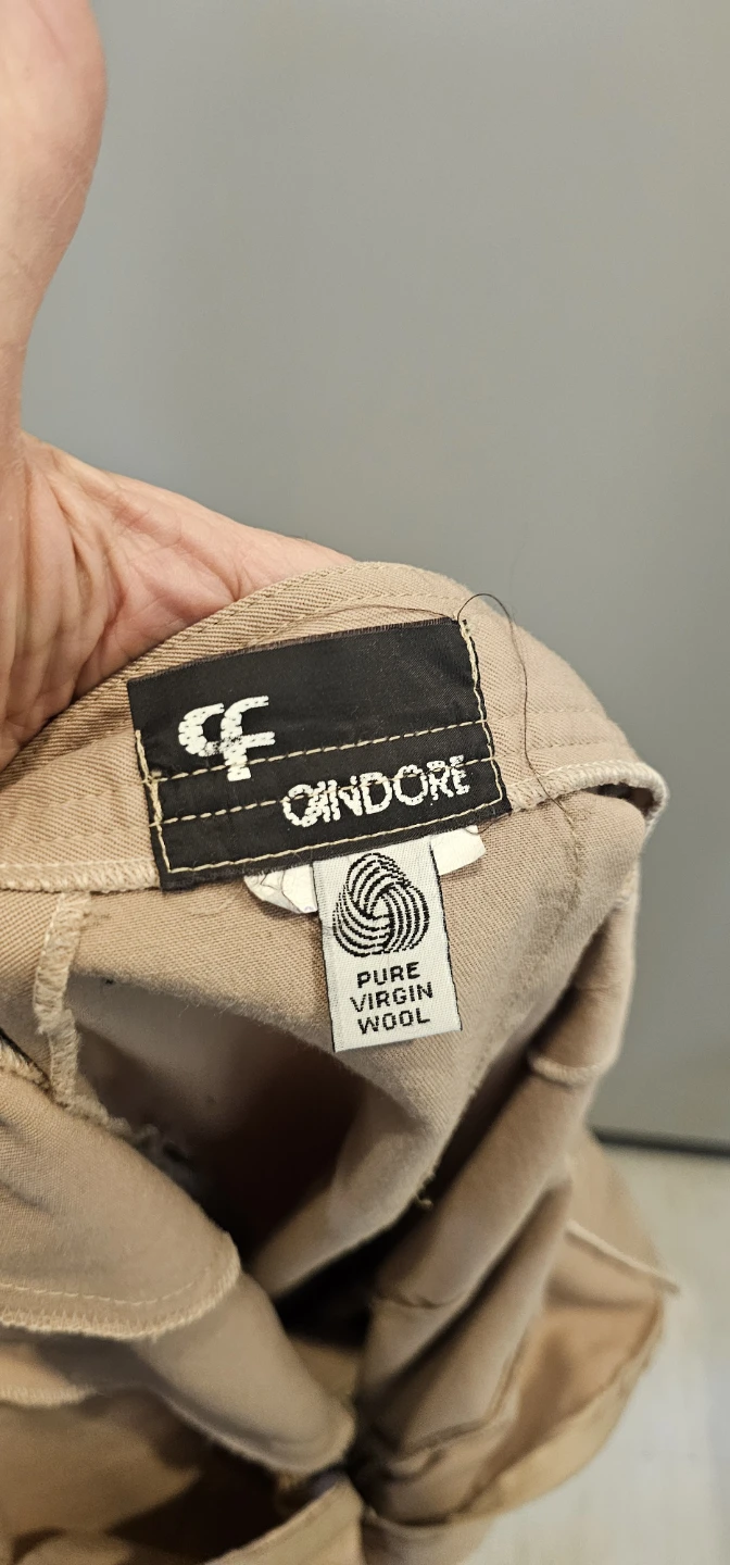 Candore Pure Virgin Wool Pants Tan - photo 2