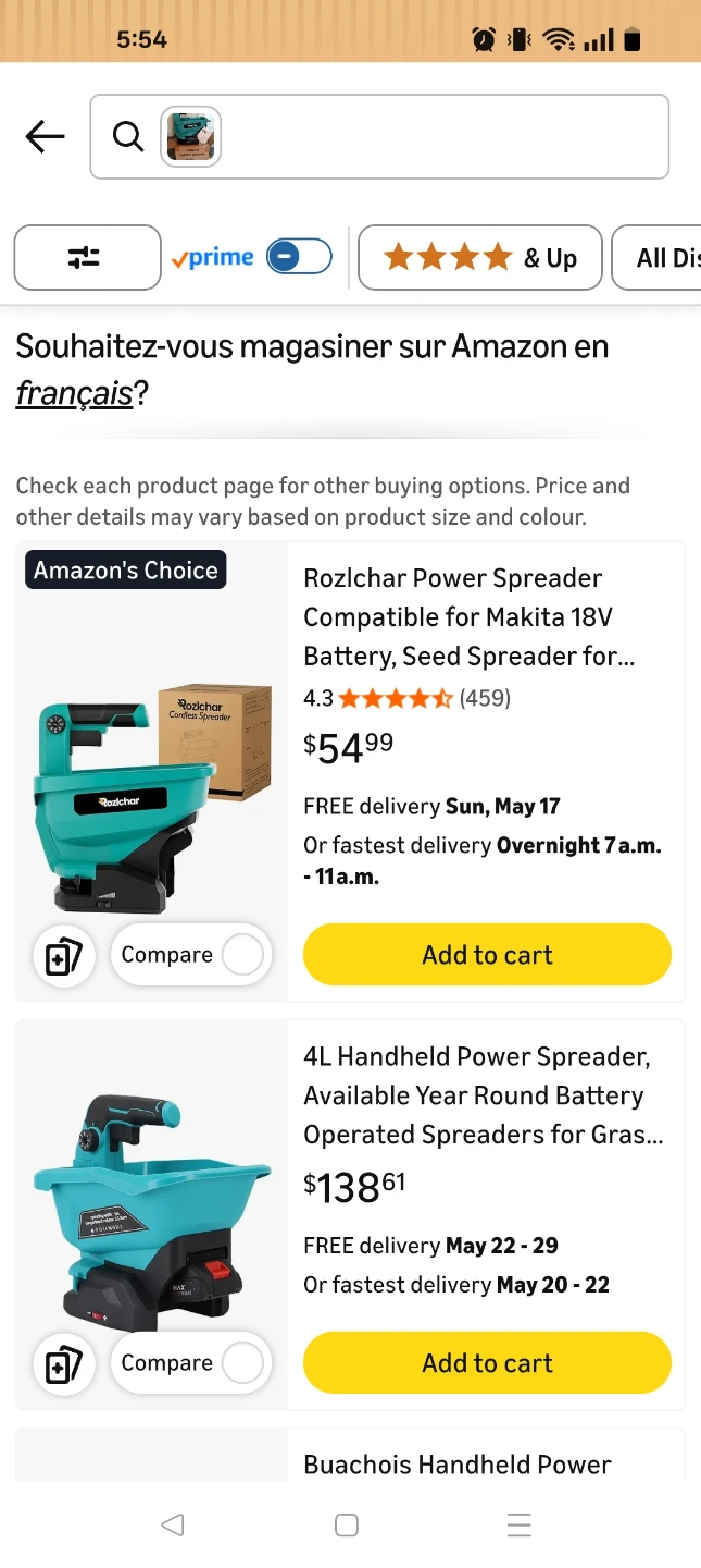 Rozlchar 18/20V Cordless Spreader