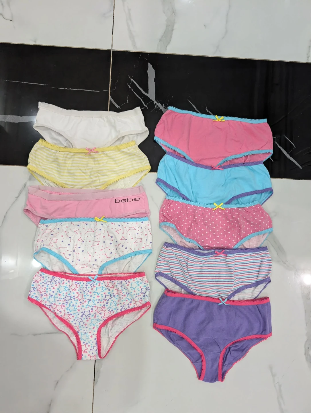 Bebe Girls' Underwear - 8 Pack