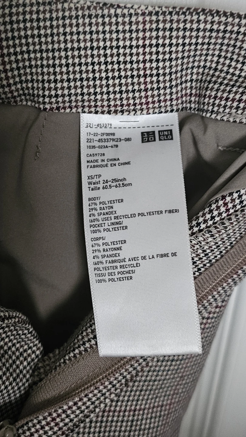 UNIQLO Women's Plaid Pants - XS/TP - photo 2