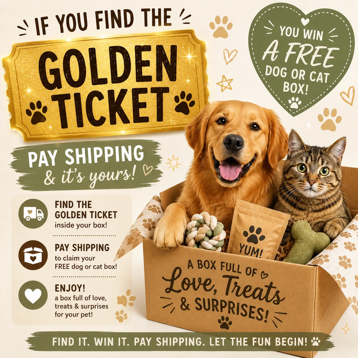 Soft Paws Ink Mystery Bag for Paw Lovers