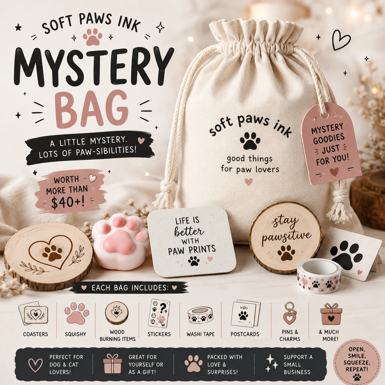 Soft Paws Ink Mystery Bag for Paw Lovers - photo 3