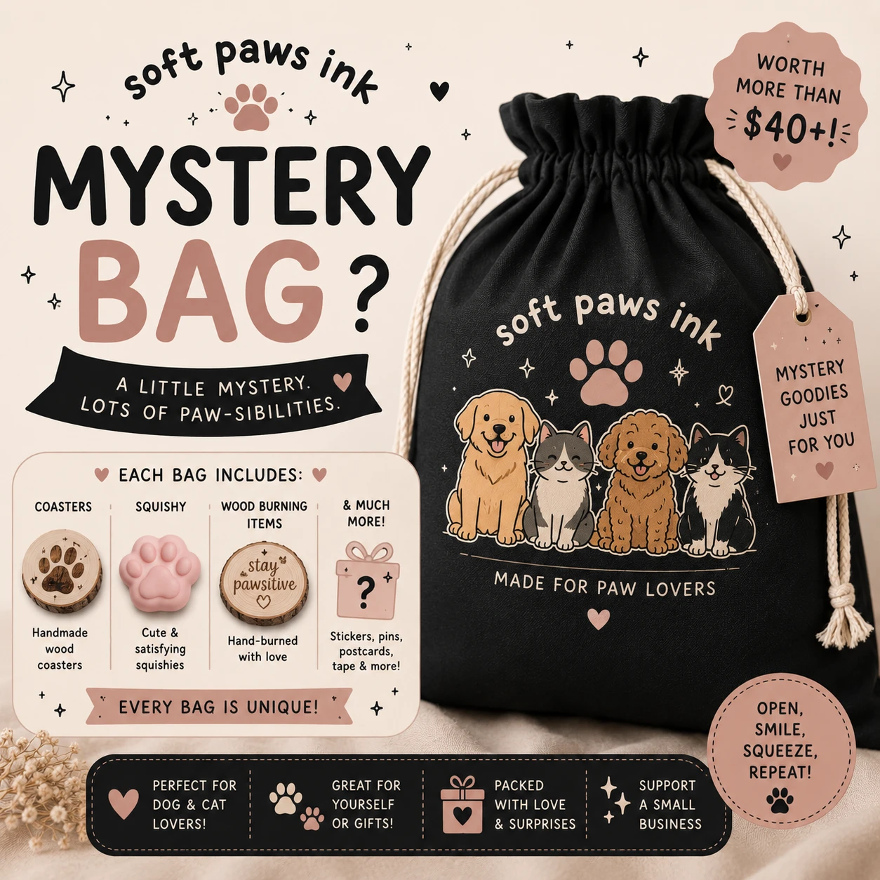 Soft Paws Ink Mystery Bag for Paw Lovers - photo 4