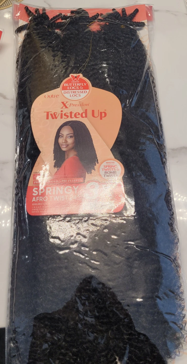 Twisted Up Springy Afro Twist 24" - 3X Bug