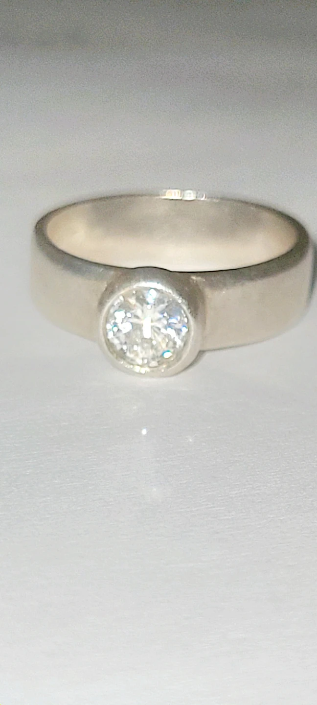 Sterling Silver Ring with Stone - photo 2