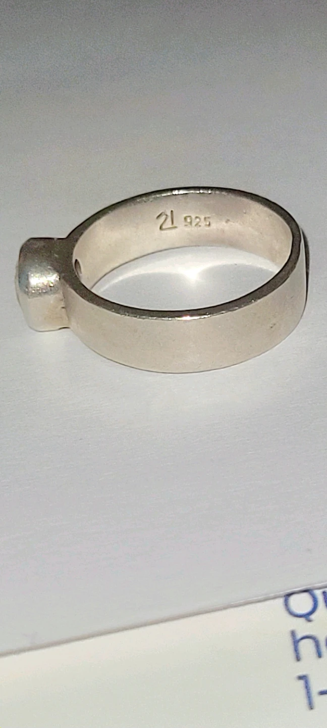 Sterling Silver Ring with Stone - photo 5