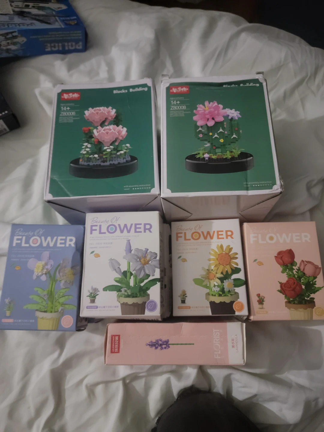 Lego Flowers. Roses. Plants. Sakura Treehouse kid gift