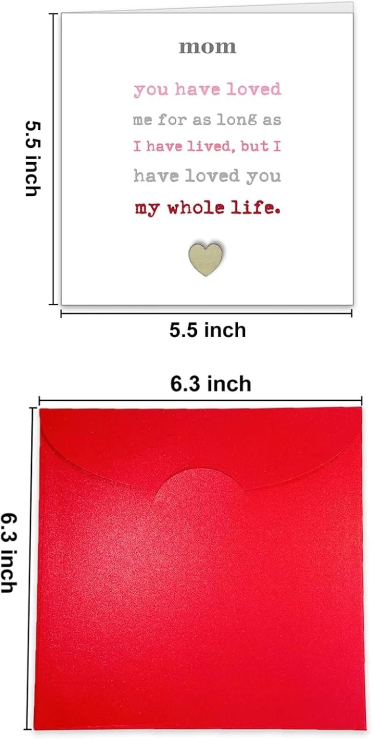 Card for Mom - You Have Loved Me For As Long As I Have Lived - photo 3