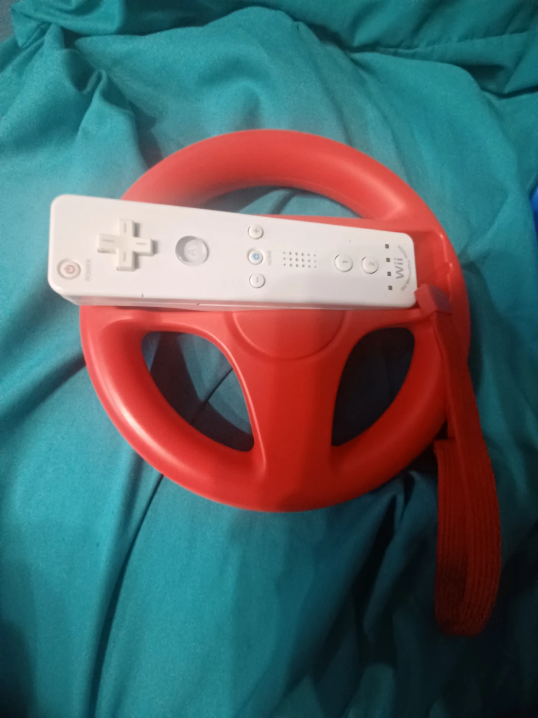 Nintendo Wii Steering Wheels (Red & Blue) - photo 3