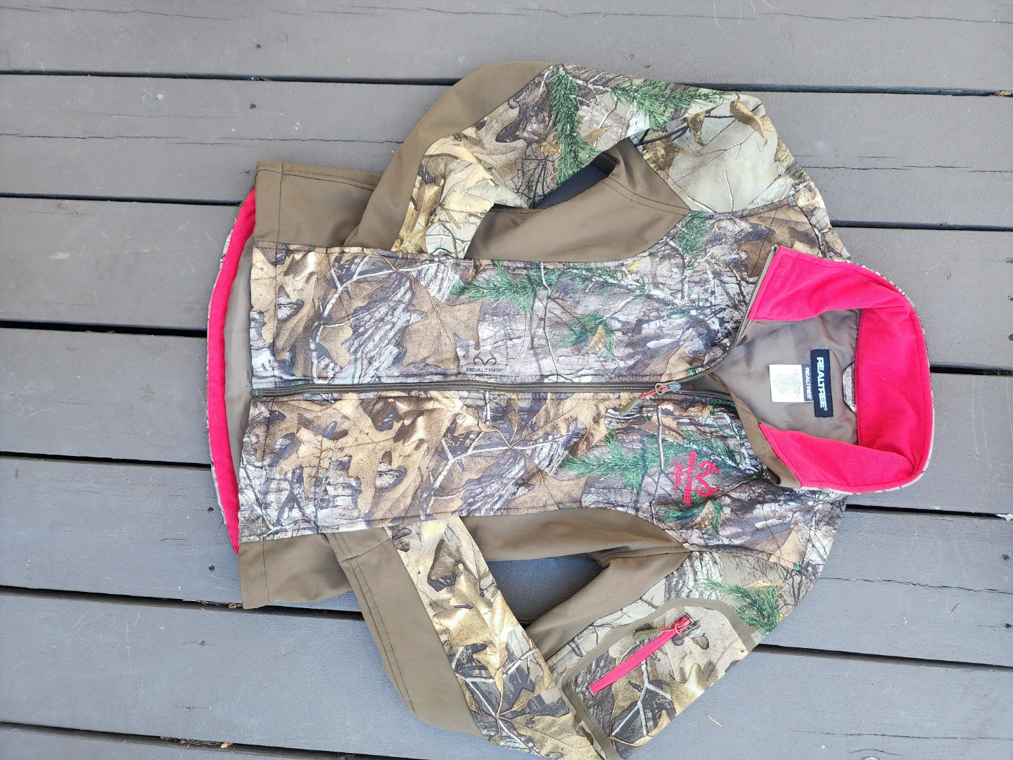 REALTREE Camo Jacket with Pink Trim