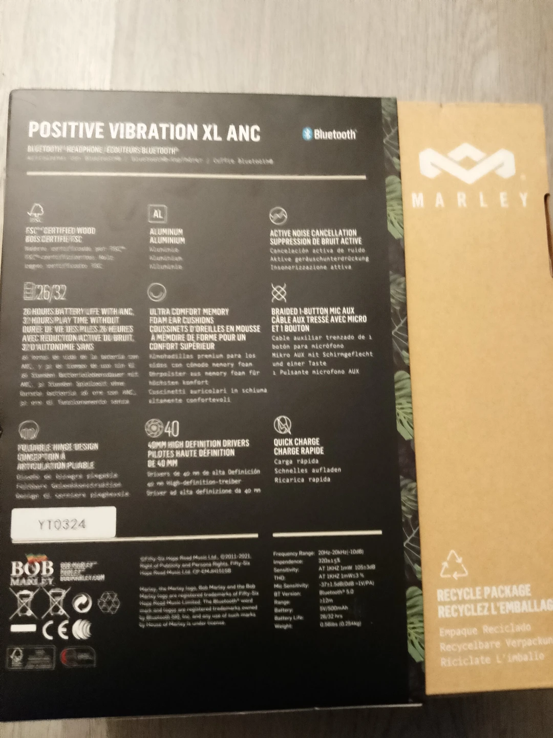 House of Marley Positive Vibration XL ANC Headphones - photo 2