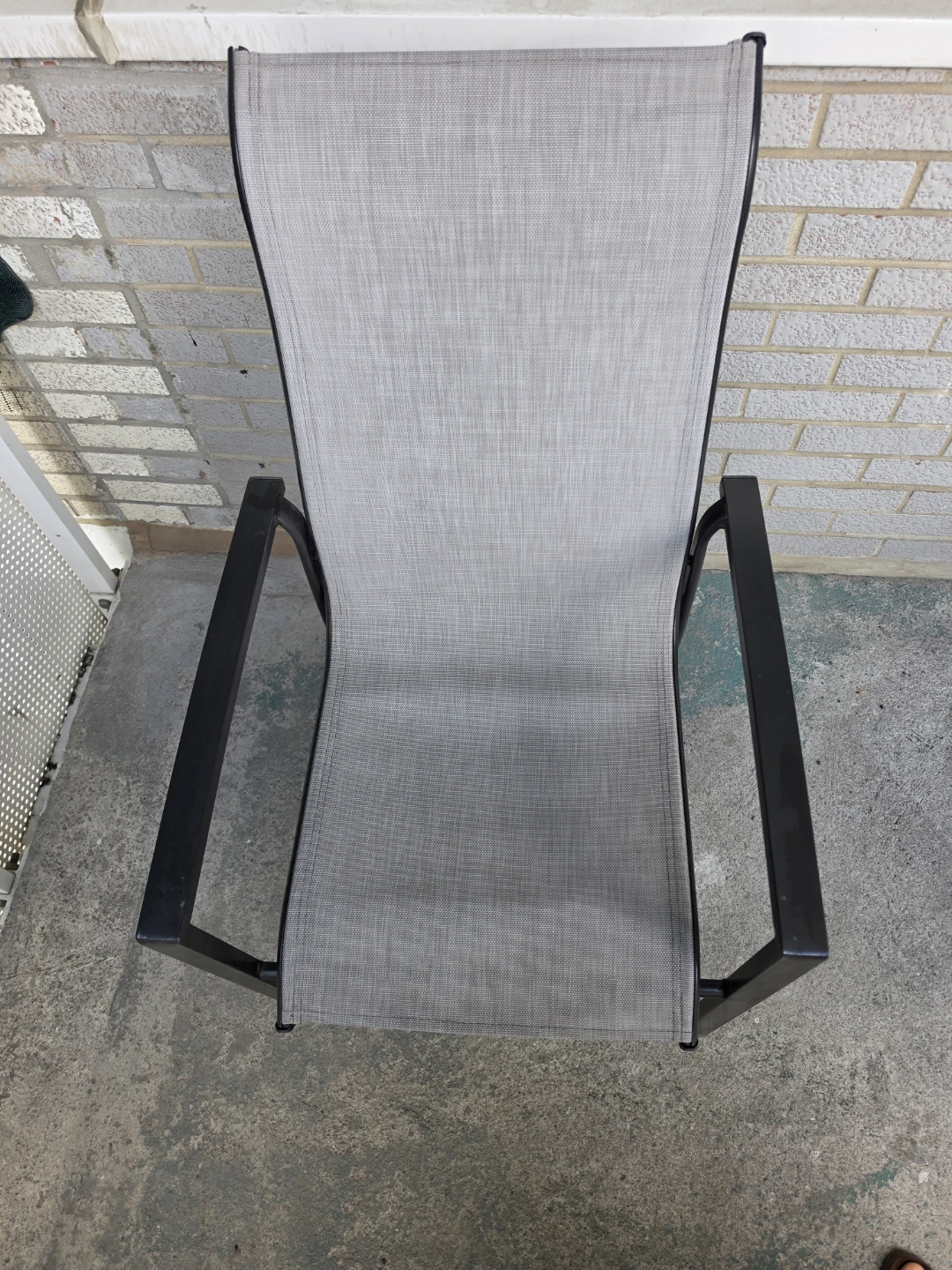 Grey Sling Patio Chair - photo 4