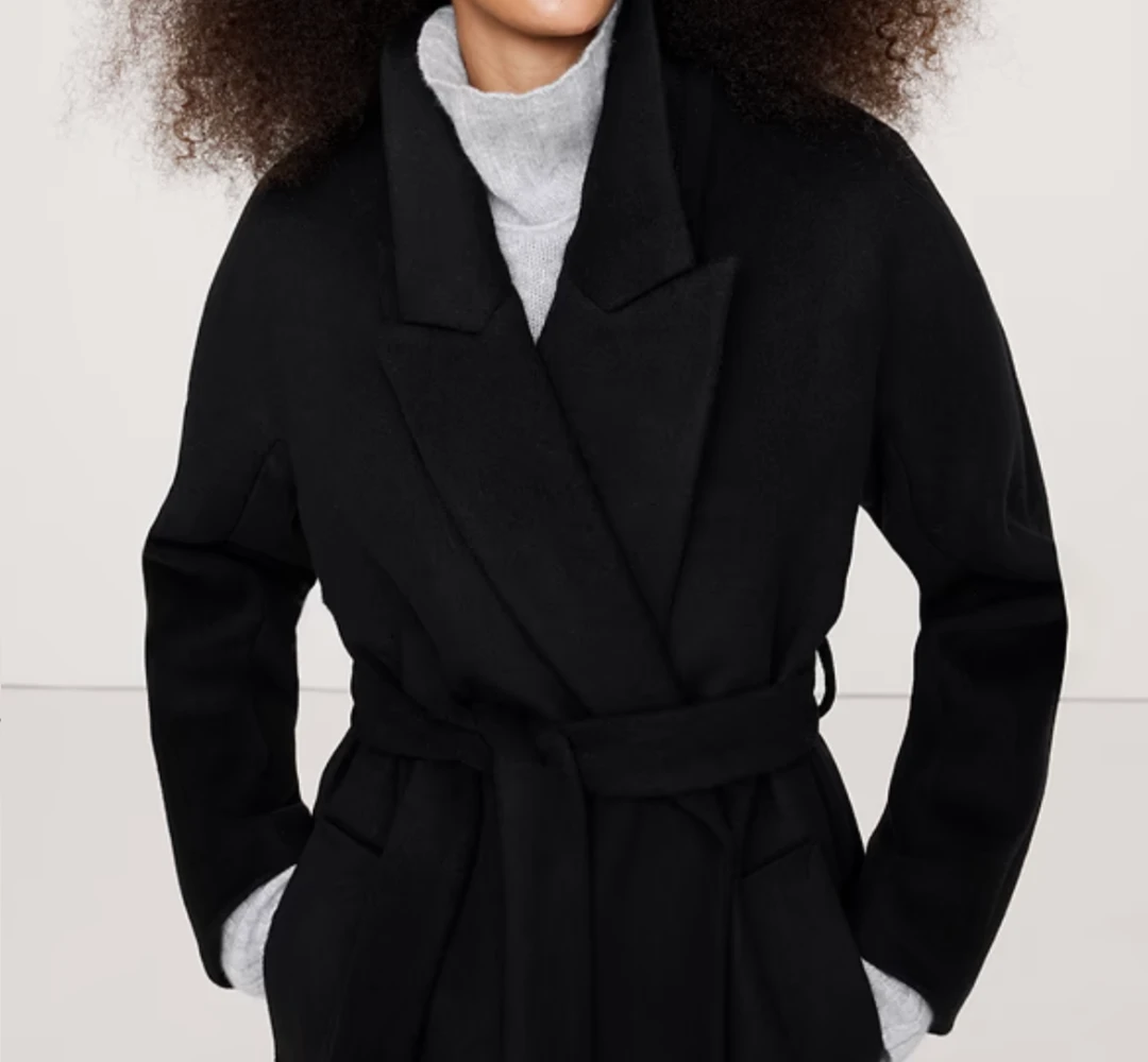 BALLI black wool coat - photo 4