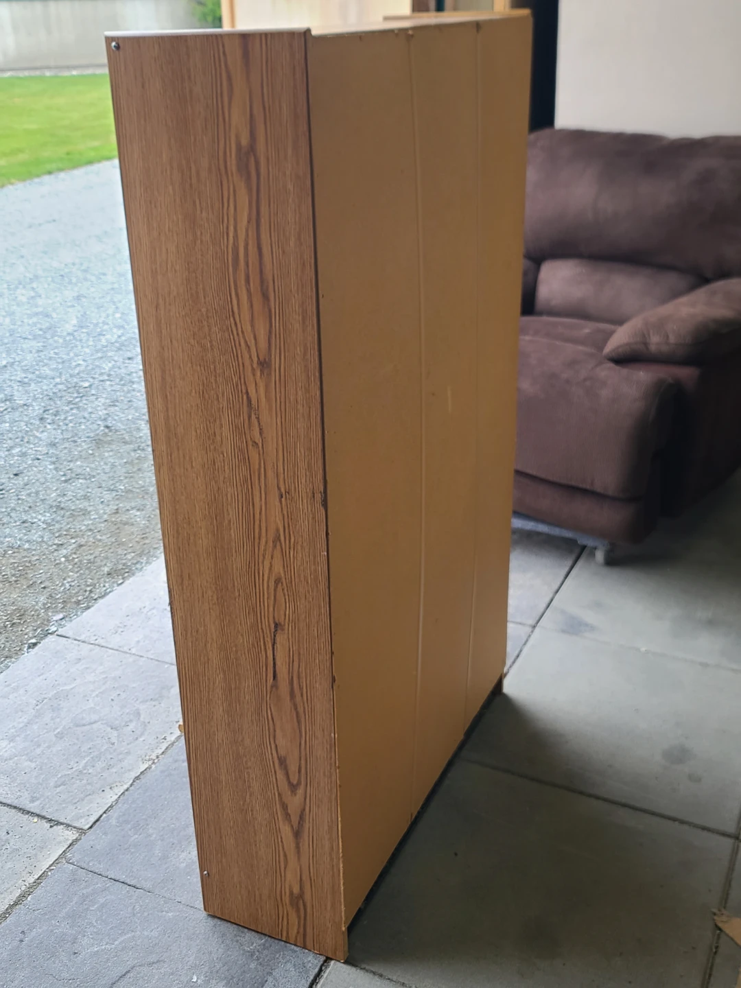 Oak Finish 5-Shelf Bookshelf - photo 4