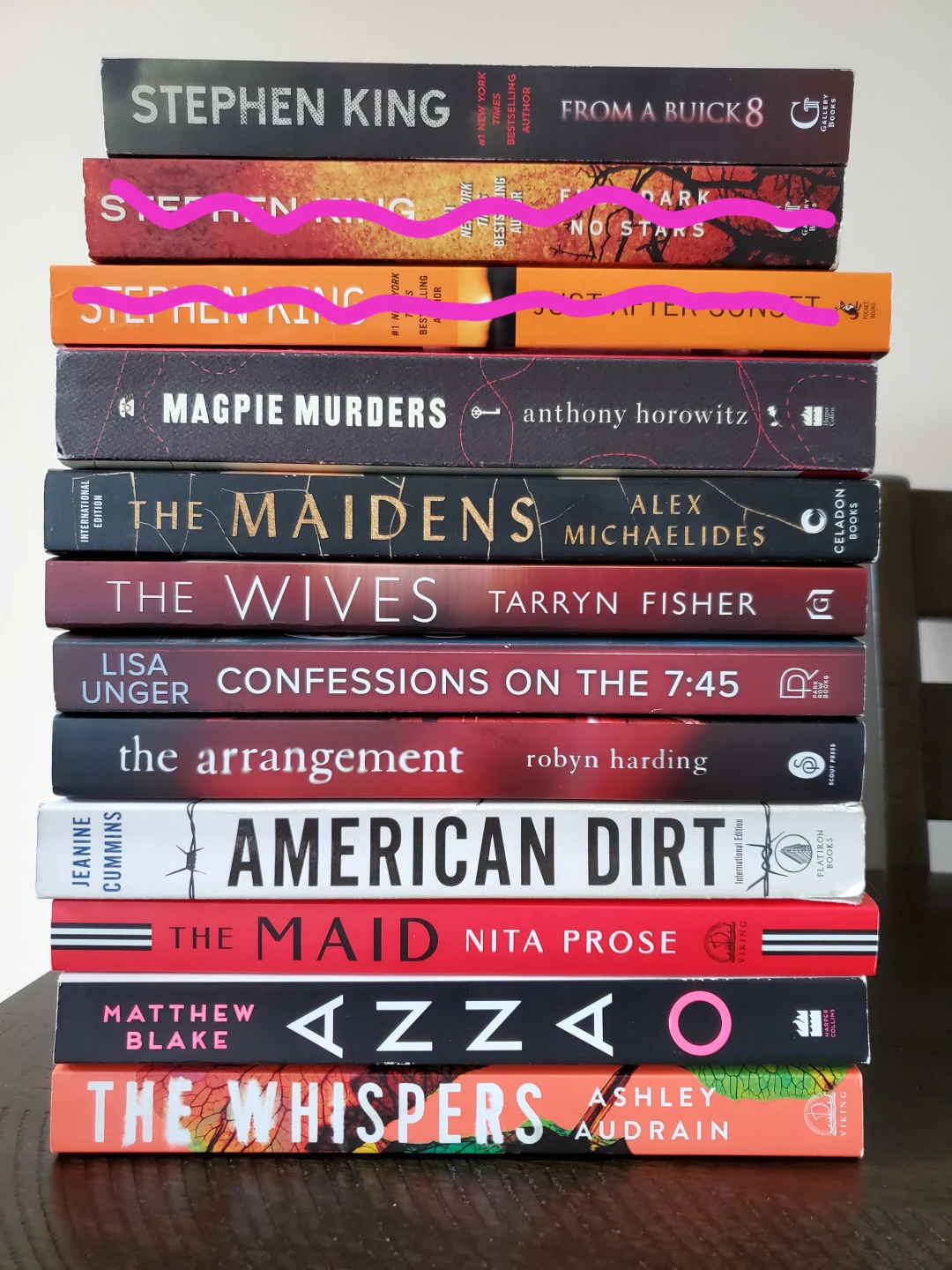 Assorted Fiction Books