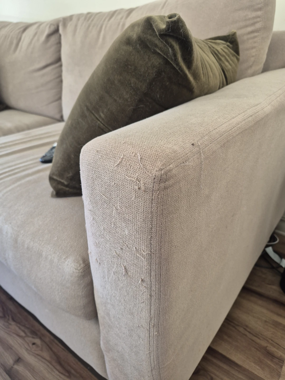 Beige Two-Seater Sofa - photo 2