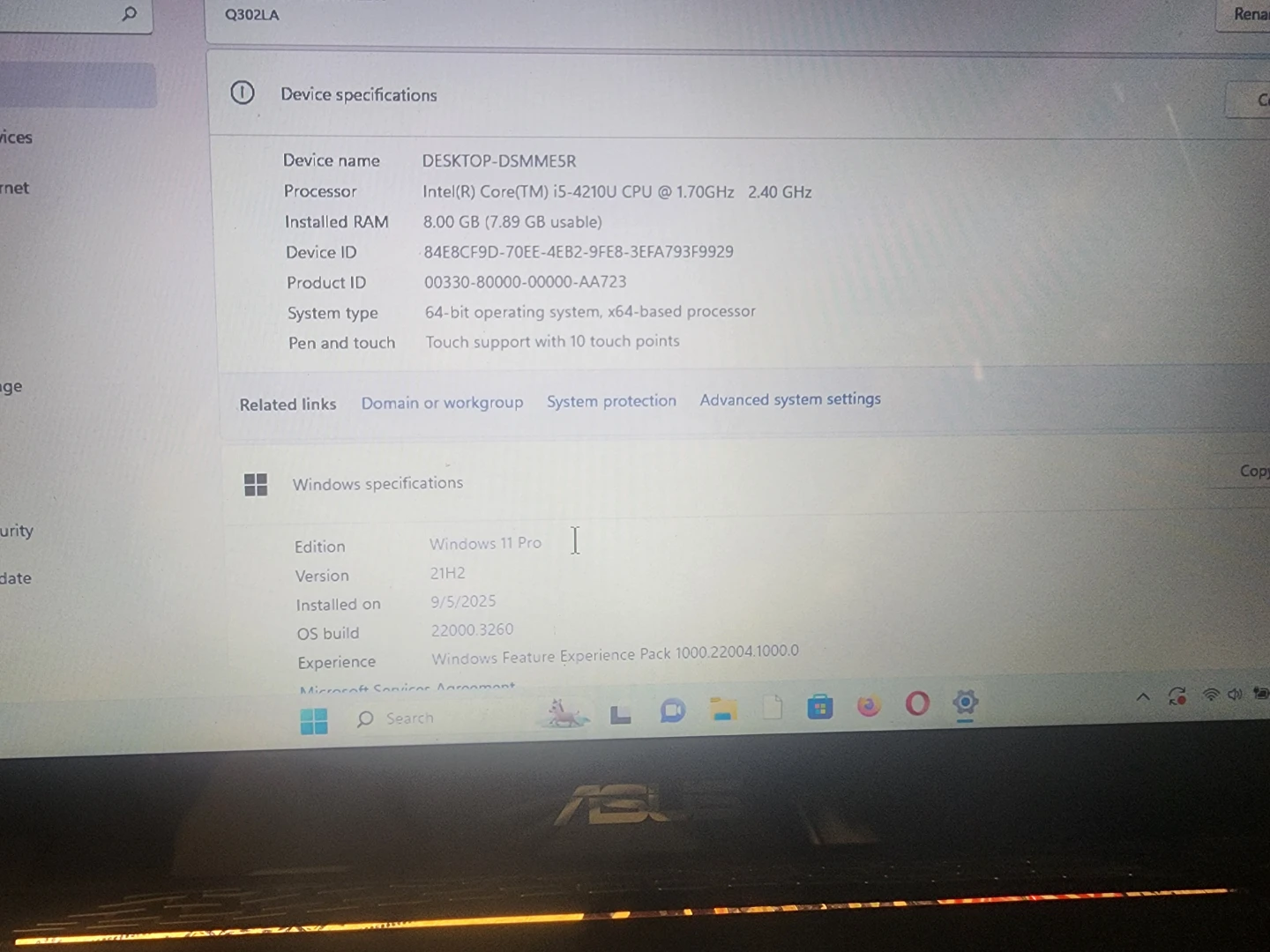 ASUS Q302LA 13.3" Touchscreen Laptop - No Battery - photo 5