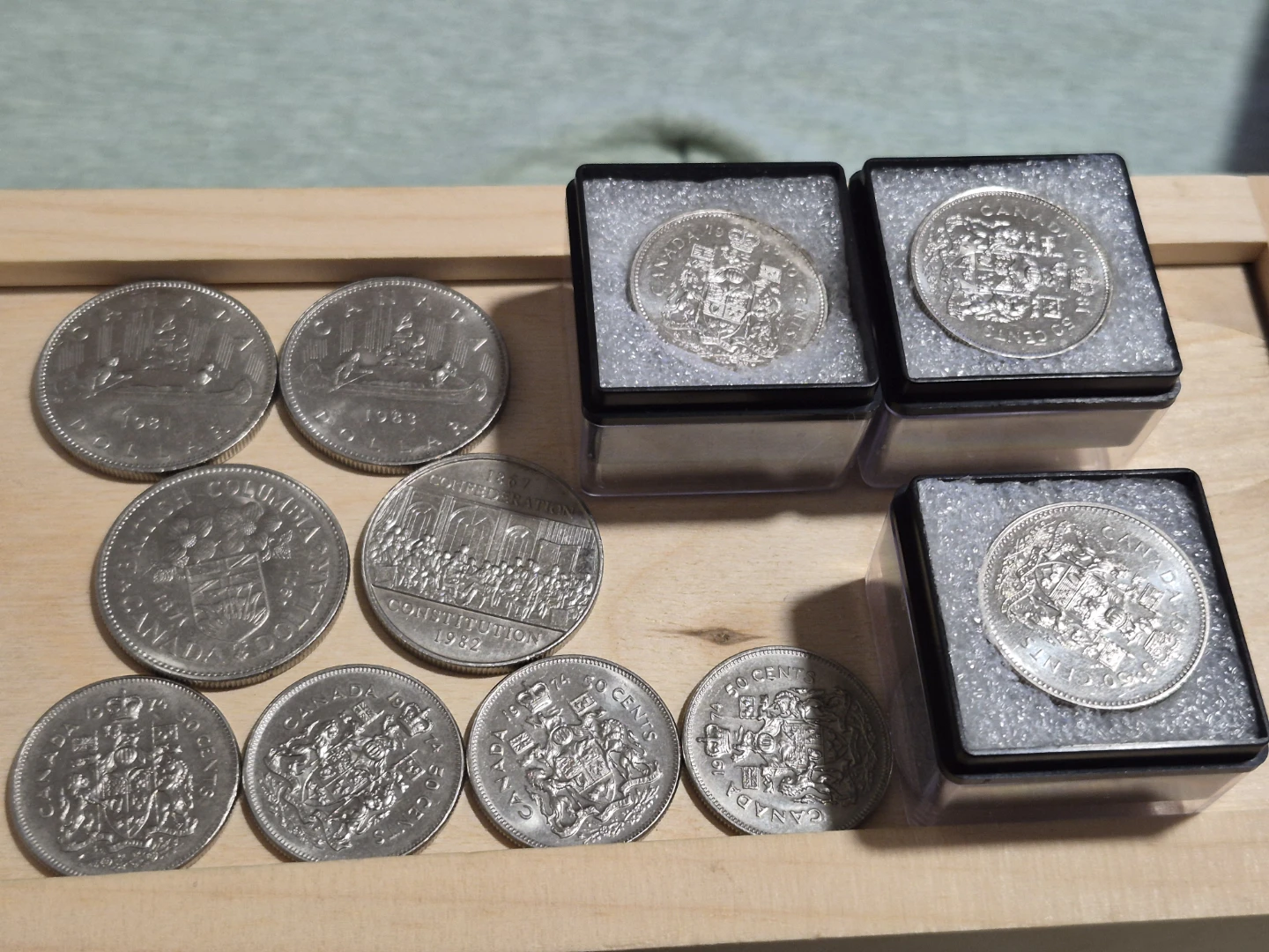 Canadian 50 Cent Coins - Dollars coins