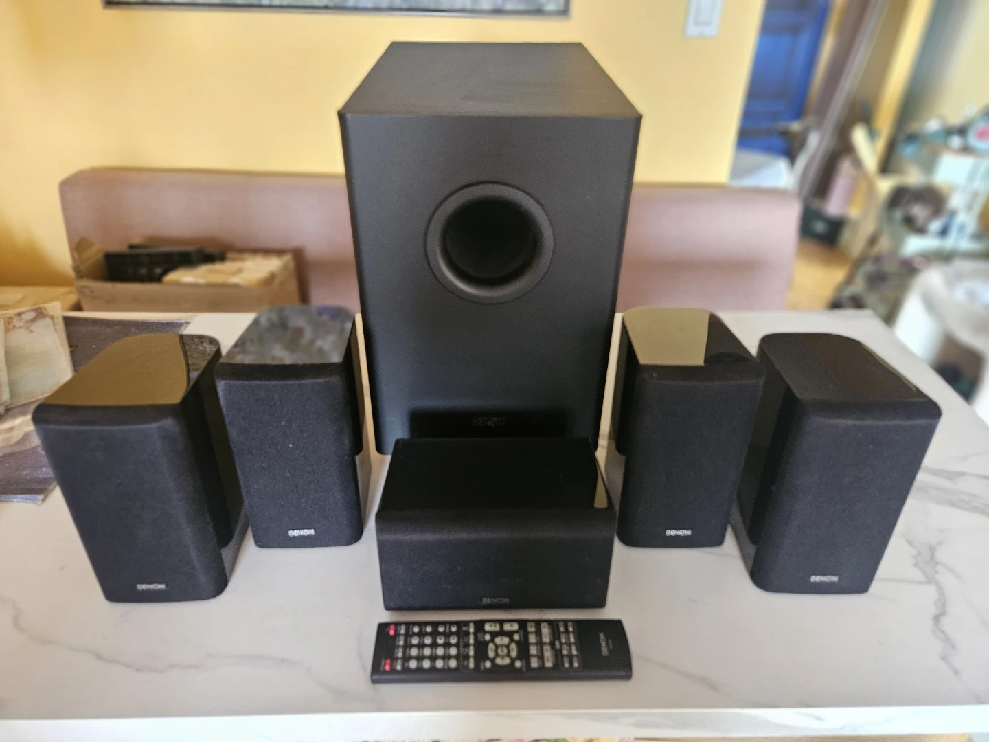 Denon AVR-1312 Home Theatre System with Speakers and Subwoofer
