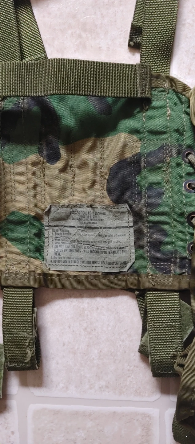 US Tactical Gear Vest - Woodland Camo - photo 2