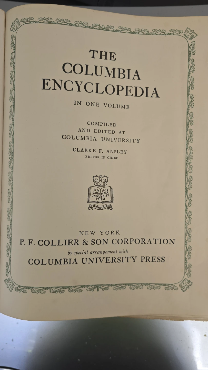 Vintage 1942 Columbia Encyclopedia - photo 4