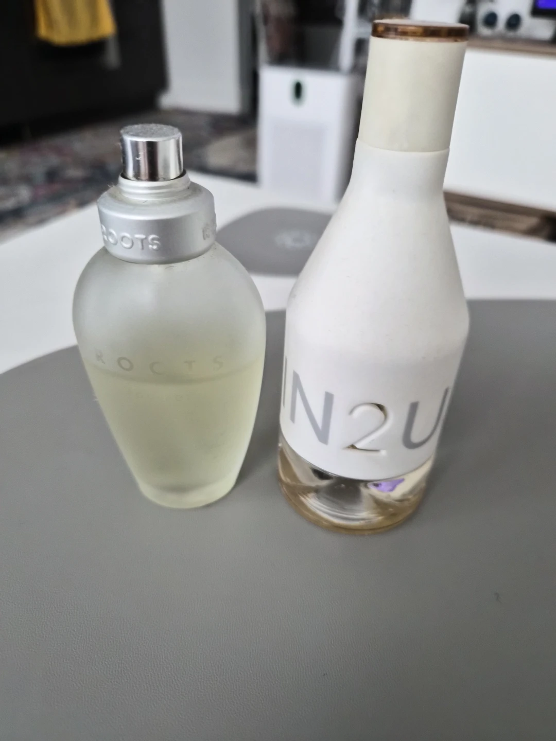 Roots and Calvin Klein IN2U Perfume Set