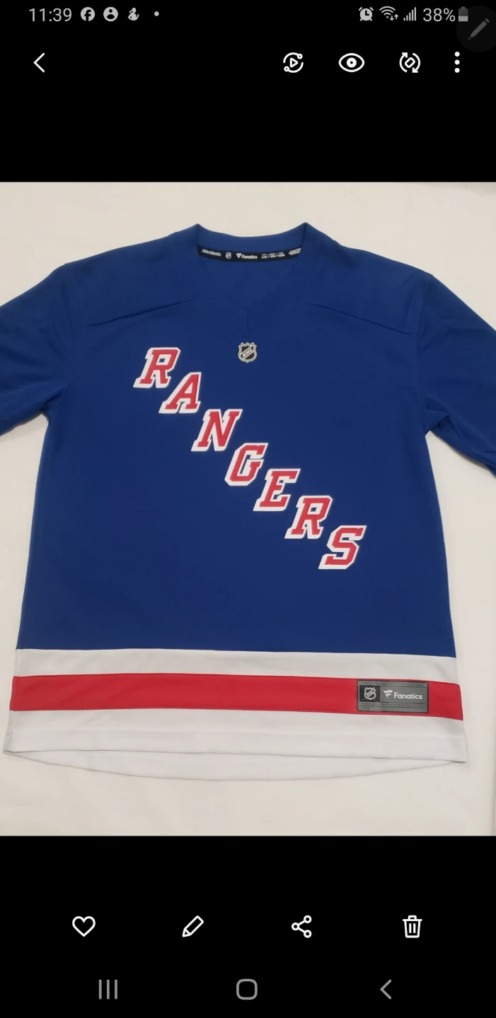 Brand new Rangers NHL Mens Shirt Size L
